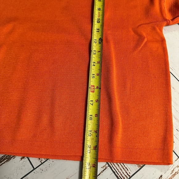 🆕 Women's 2 Piece Outfits Sweater Set Size Small, Orange - Picture 9 of 10
